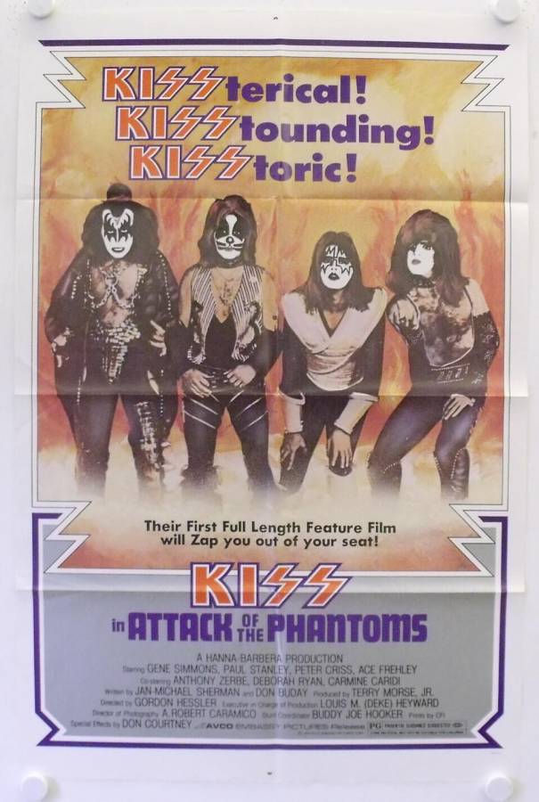 Kiss - Attack of the Phantoms original release US Onesheet movie poster