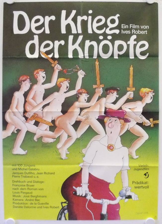 La Guerre des Boutons - War of the Buttons re-release german movie poster