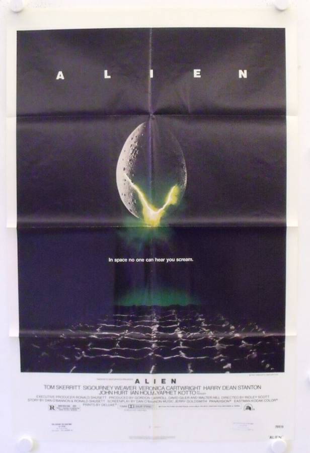 Alien original release US Onesheet movie poster