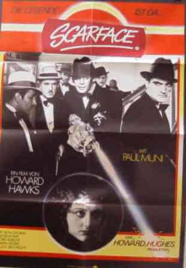 Scarface re-release german movie poster