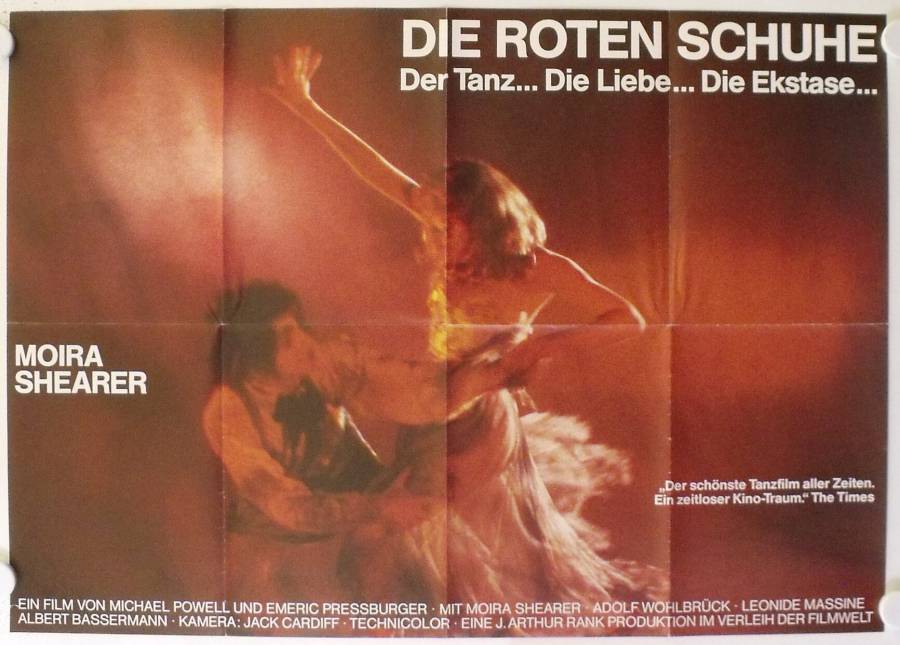 The Red Shoes re-release german movie poster