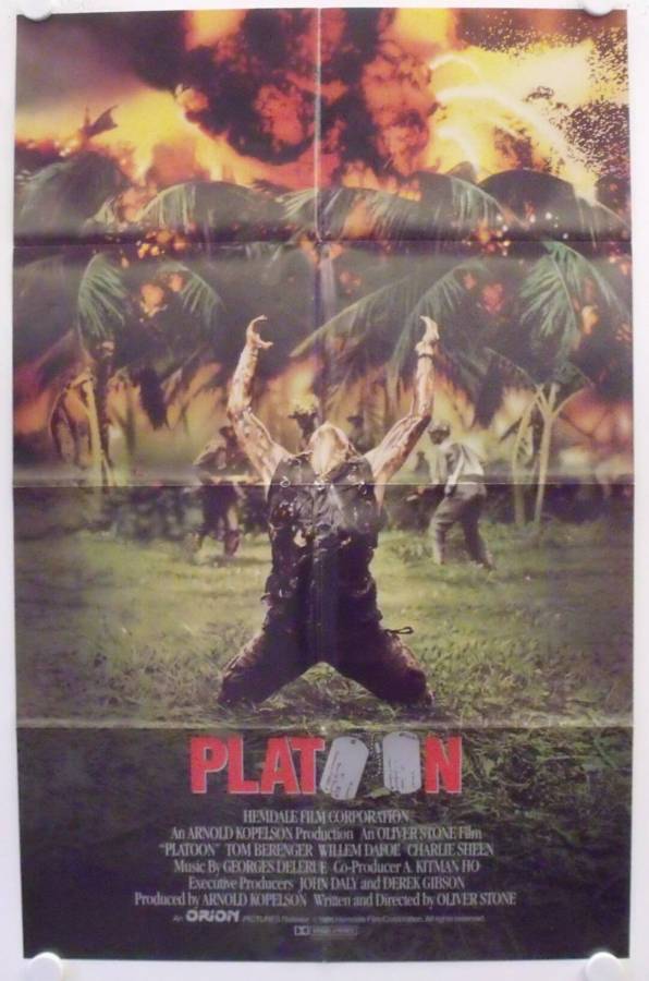 Platoon originales US Filmplakat