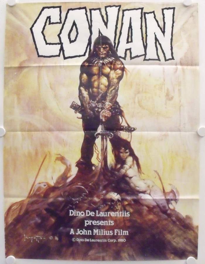 Conan the Barbarian original Cannes Film Market poster