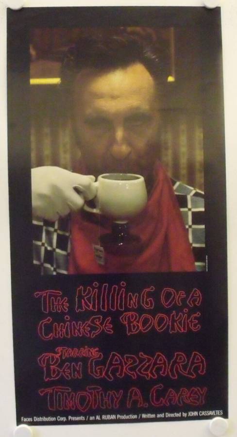 The Killing of a Chinese Bookie original release US special poster