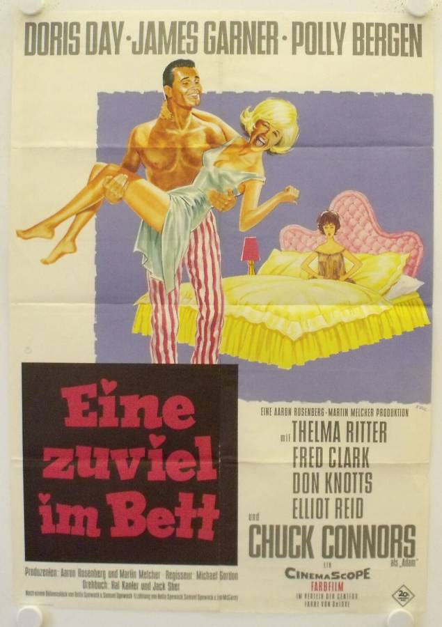 Eine zuviel im Bett originales deutsches Filmplakat