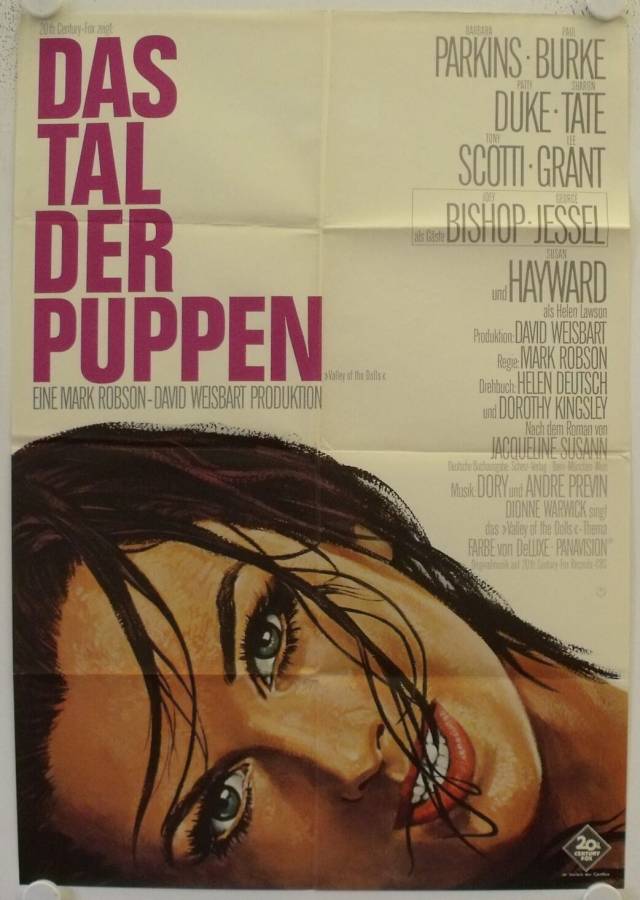 Das Tal der Puppen originales deutsches Filmplakat