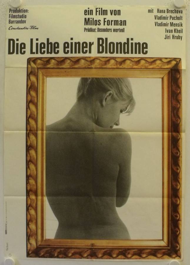 Lásky jedné plavovlásky - Loves of a Blonde original release german movie poster