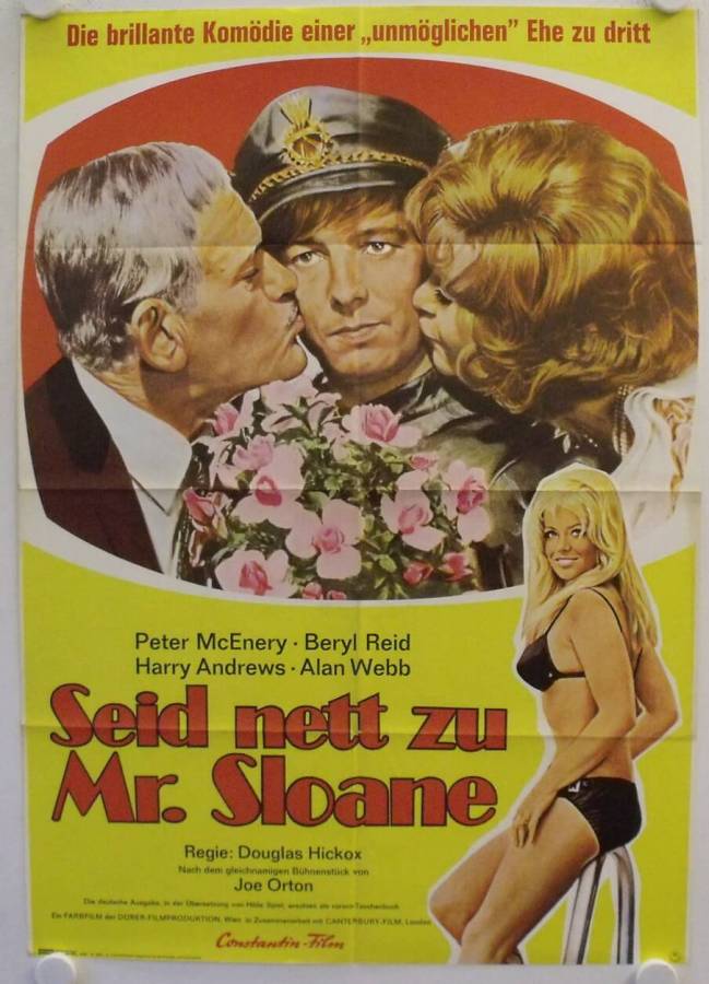 Entertaining Mr. Sloane original release german movie poster