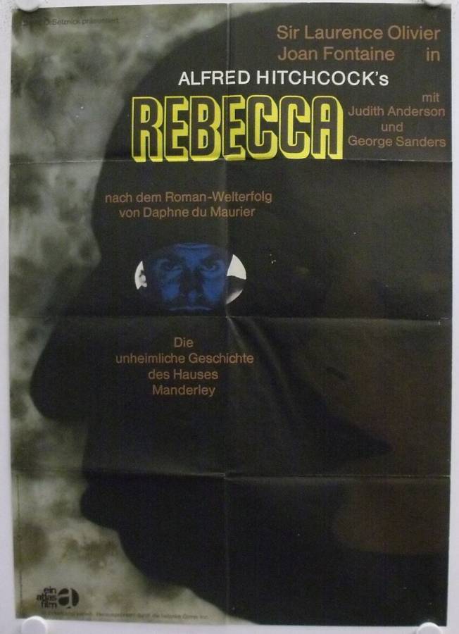 Rebecca originales deutsches Filmplakat