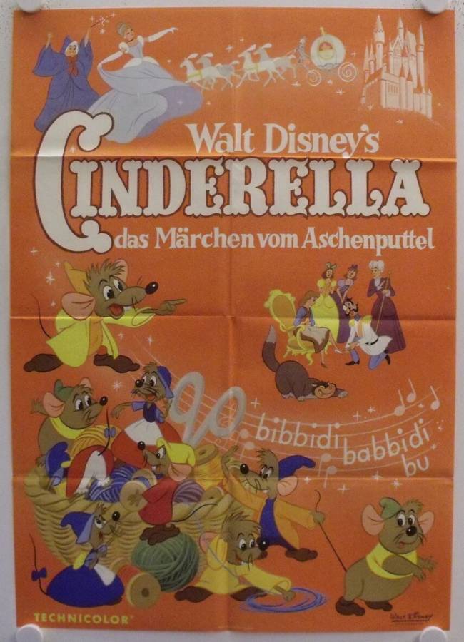 Cinderella re-release german movie poster