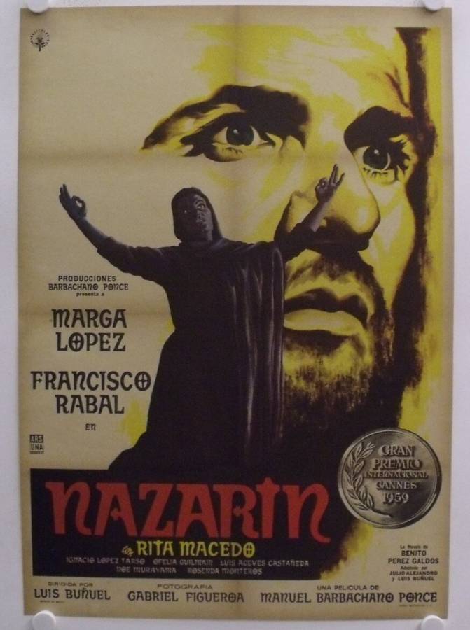 Nazarin original release mexican movie poster
