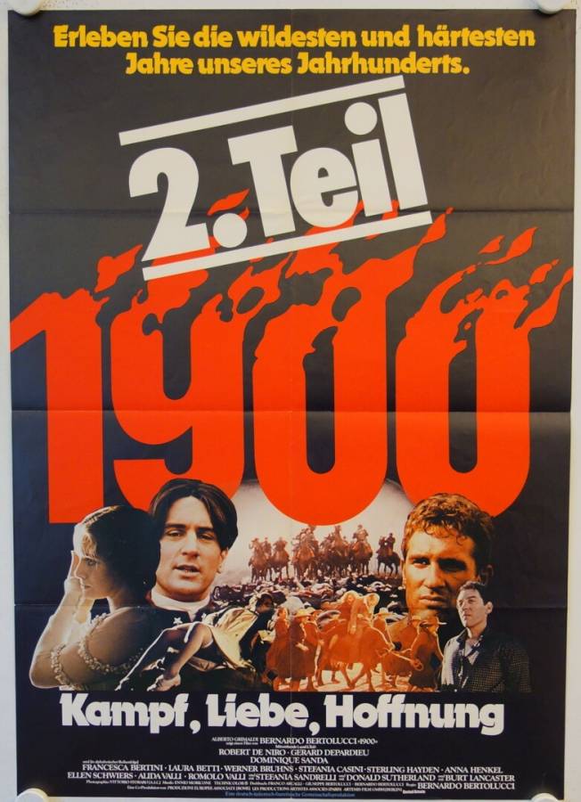 1900 Part 2 original release german movie poster