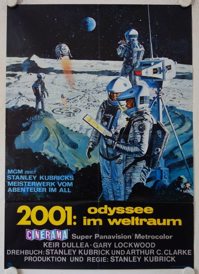 2001 - A Space Odyssey original release german movie poster