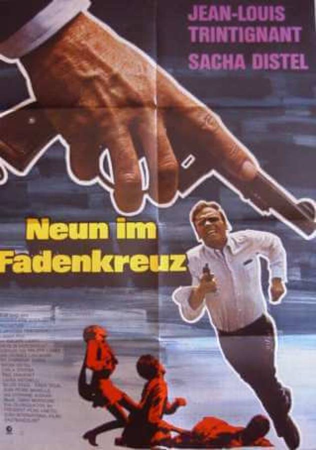 Neun im Fadenkreuz originales deutsches Filmplakat