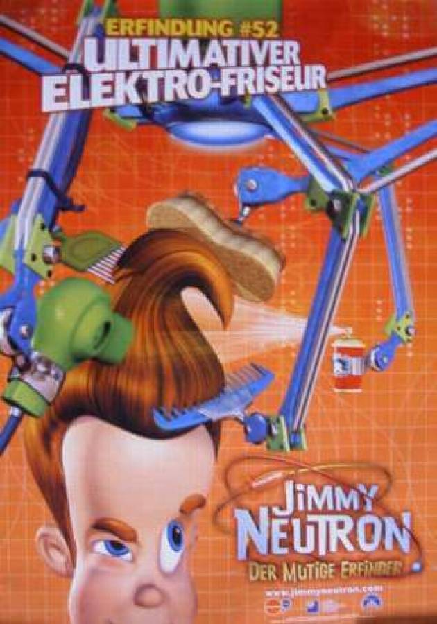 Jimmy Neutron original release US Int'l Onesheet movie poster