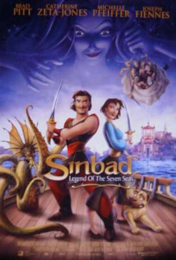 Sinbad - der Herr der Sieben Meere originales US Onesheet Filmplakat