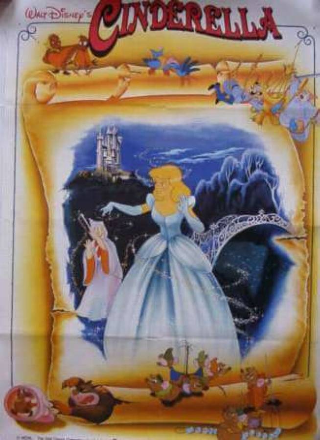 Cinderella re-release german movie poster