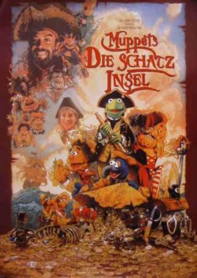 Muppets die Schatzinsel originales deutsches Filmplakat