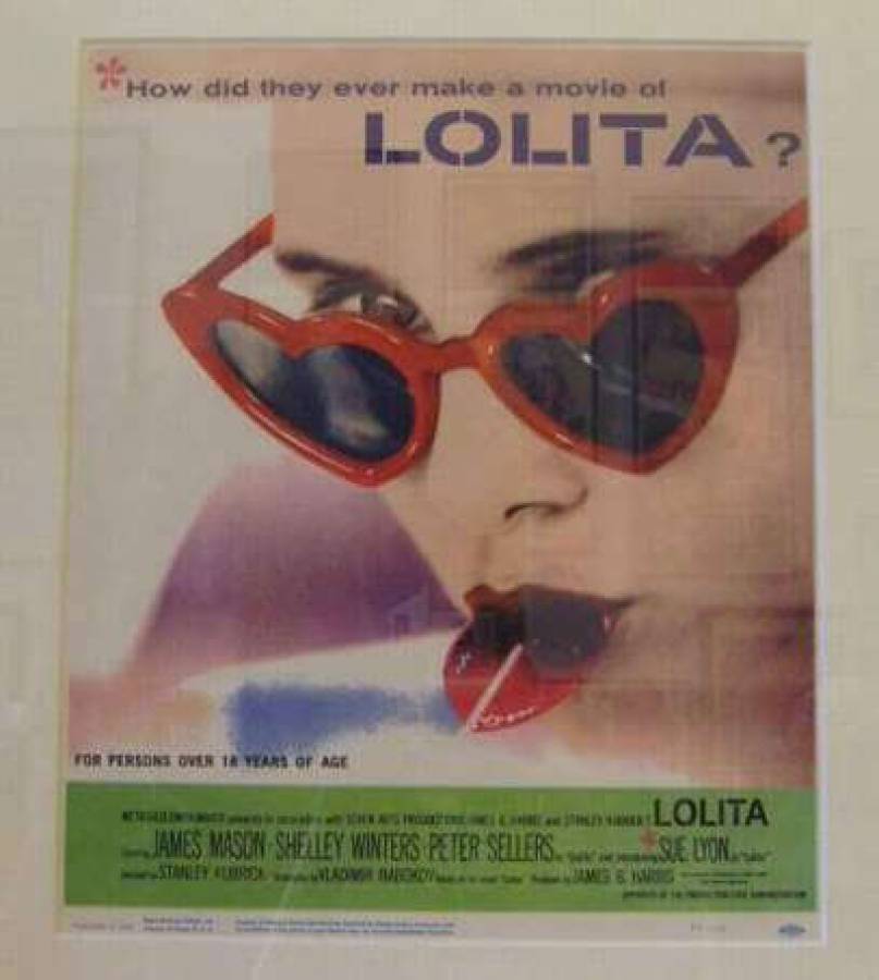 Lolita original release US Window Card movie poster