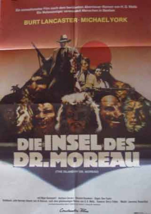 Die Insel des Dr. Moreau originales deutsches Filmplakat