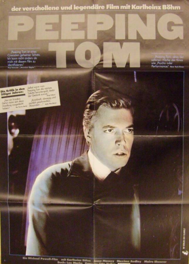 Peeping Tom re-release german movie poster (R70s)