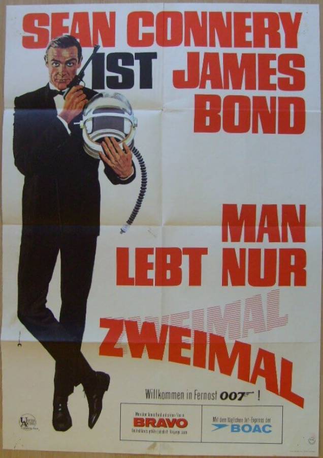 You only Live Twice original german advance movie poster