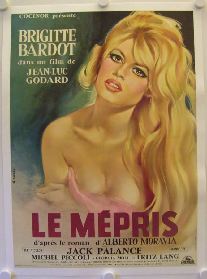 Le Mepris - Contempt original release large french movie poster