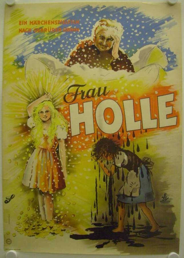 Frau Holle originales Filmplakat