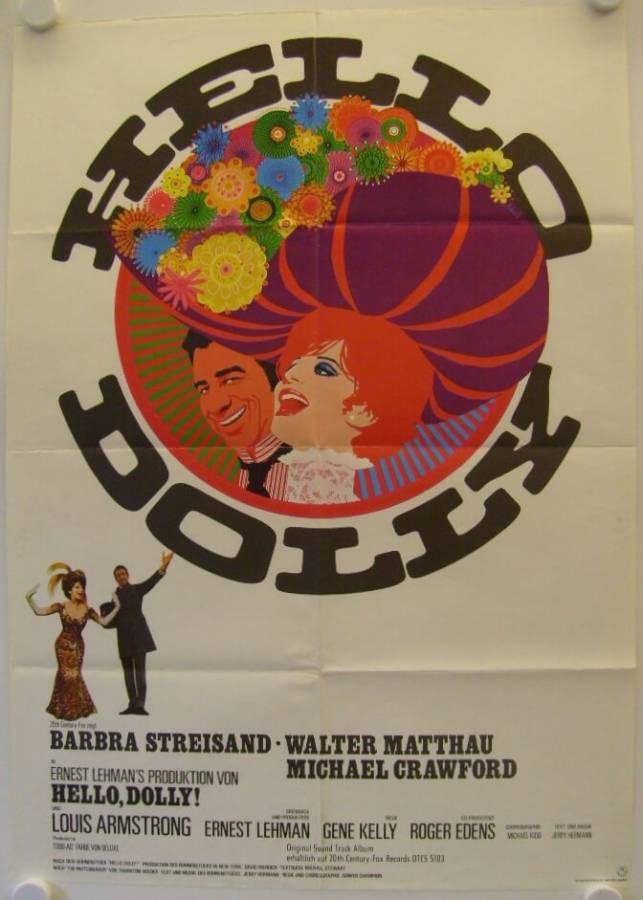 Hello Dolly originales Filmplakat