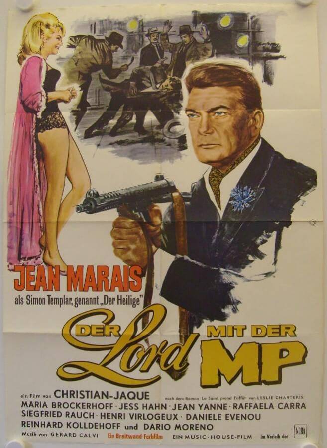 The Saint lies in wait original german movie poster