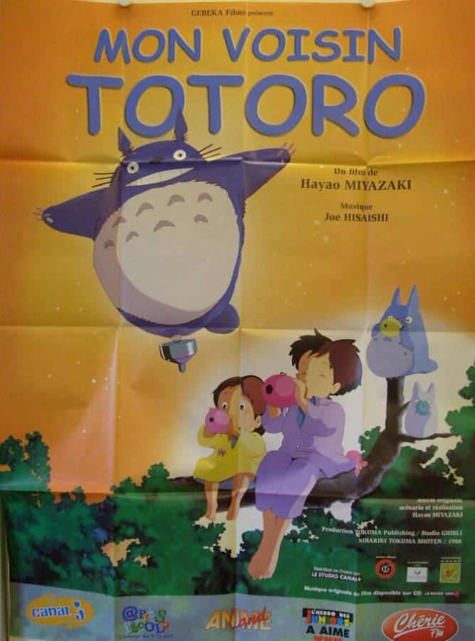 Mein Nachbar Totoro originales Filmplakat aus Frankreich