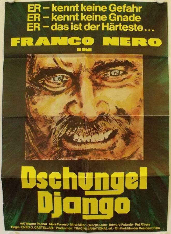 Il cacciatore di squali original release german poster