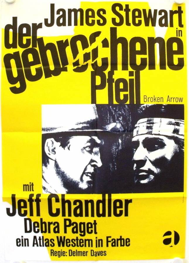 Broken Arrow original movie poster re-release german poster