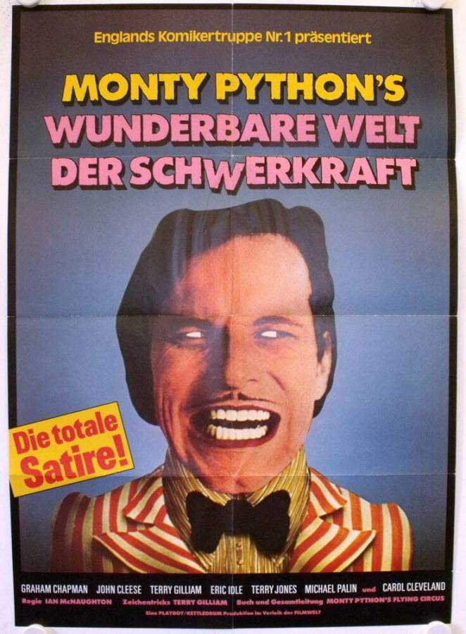 And now for something completely different original release german poster