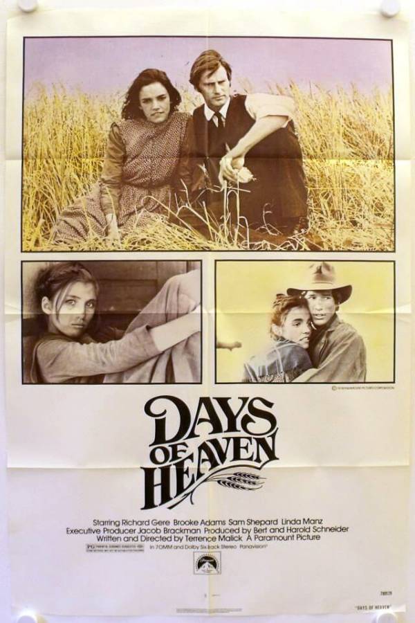 Days of Heaven original release US Onesheet movie poster