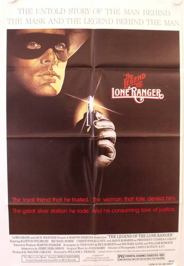 Legend of the Lone Ranger original release US movie poster