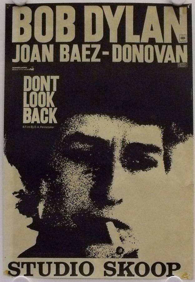 Don't Look Back original release belgian movie poster