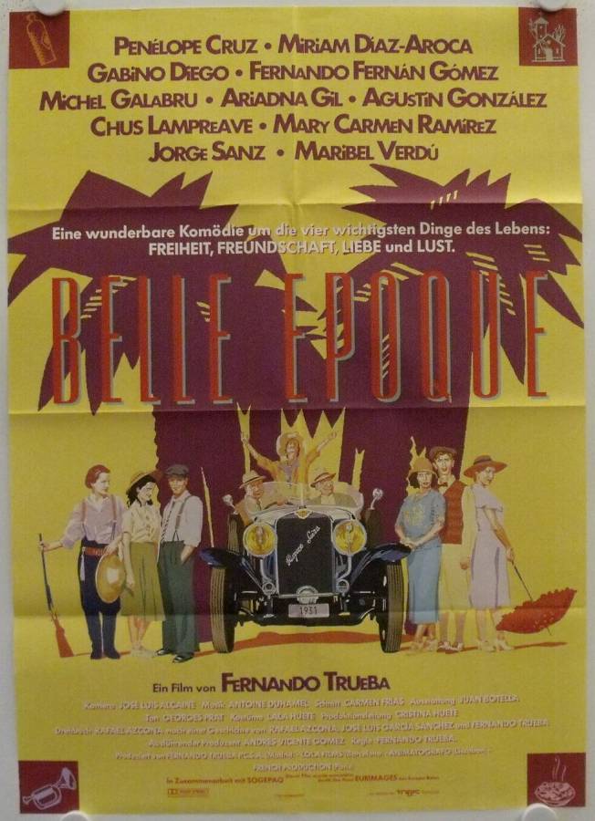 Belle Epoque original release german movie poster