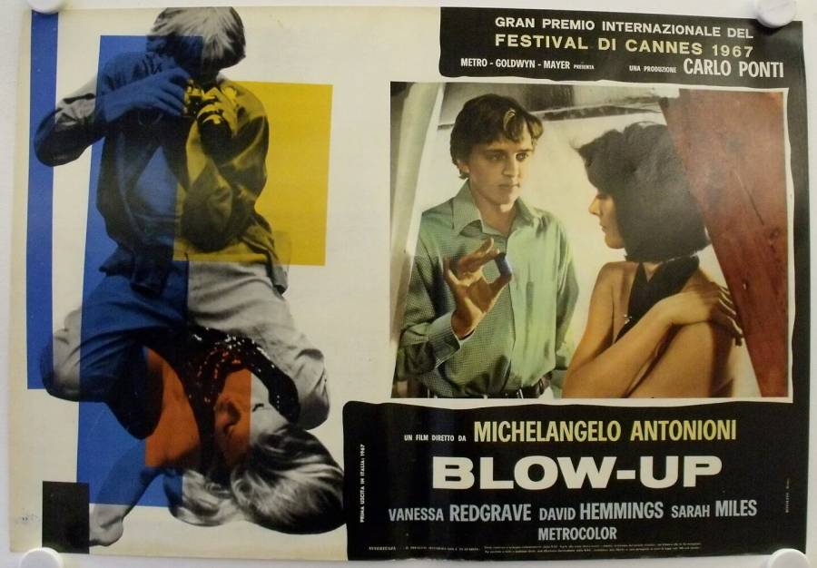 Blow-Up original release italian movie poster