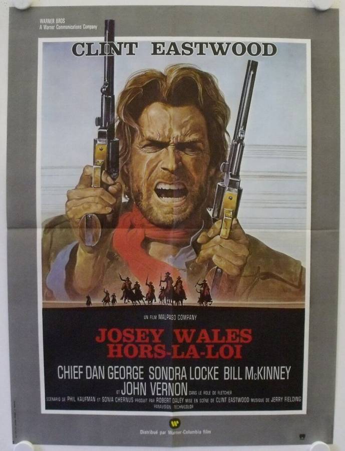 The Outlaw Josey Wales original release french movie poster