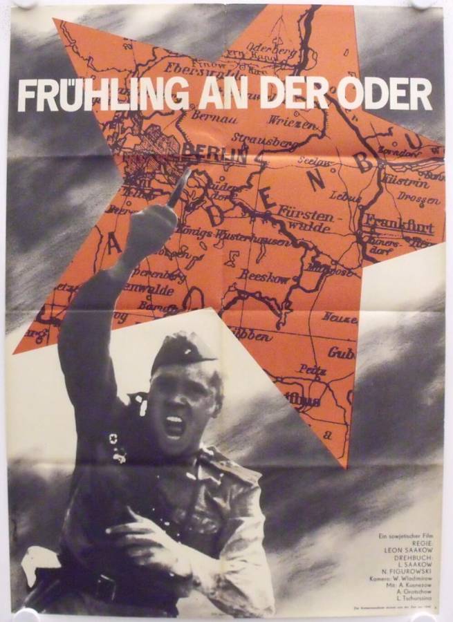 Spring on the Oder original release east-german movie poster