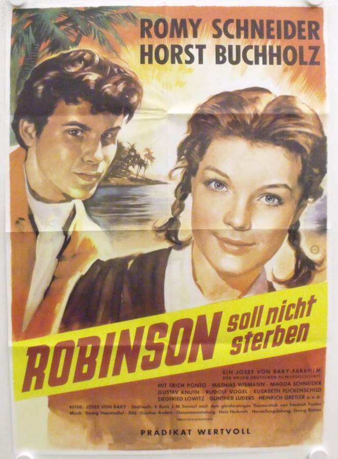 Robinson soll nicht sterben originales deutsches Filmplakat