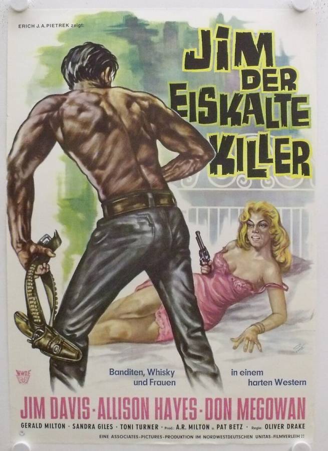 Jim der eiskalte Killer originales deutsches Filmplakat