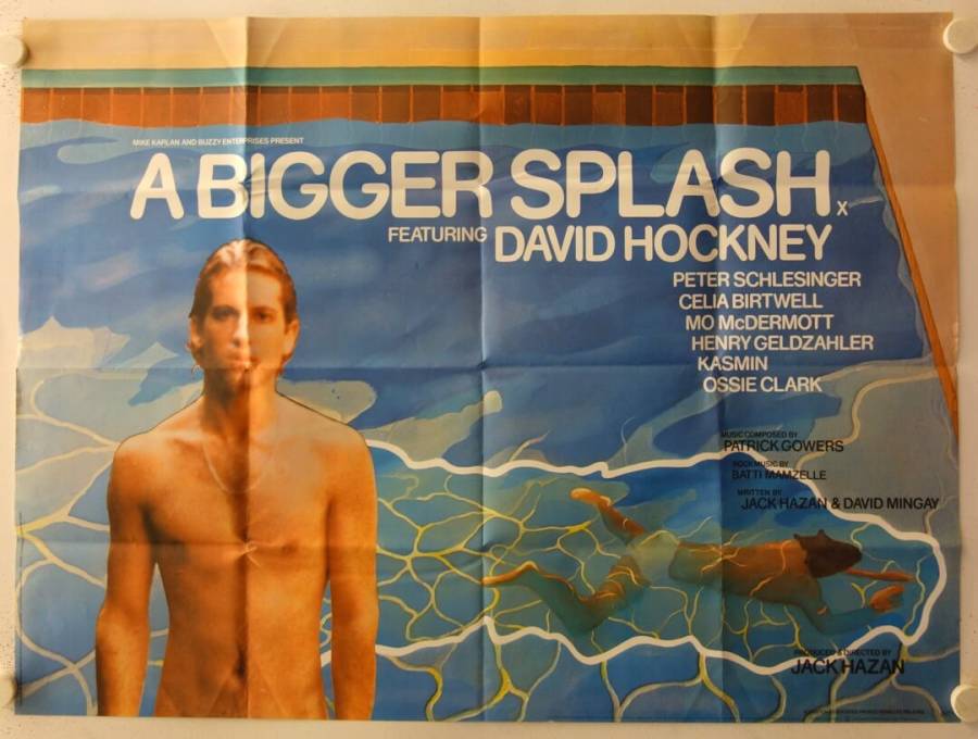 A Bigger Splash original release british quad movie poster