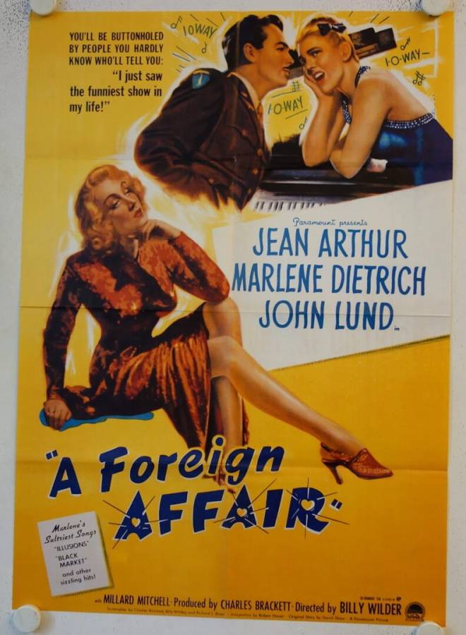 A Foreign Affair re-release german movie poster