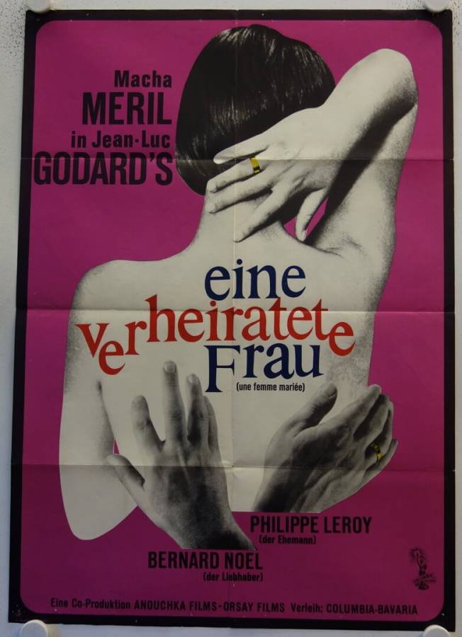 Eine verheiratete Frau originales deutsches Filmplakat