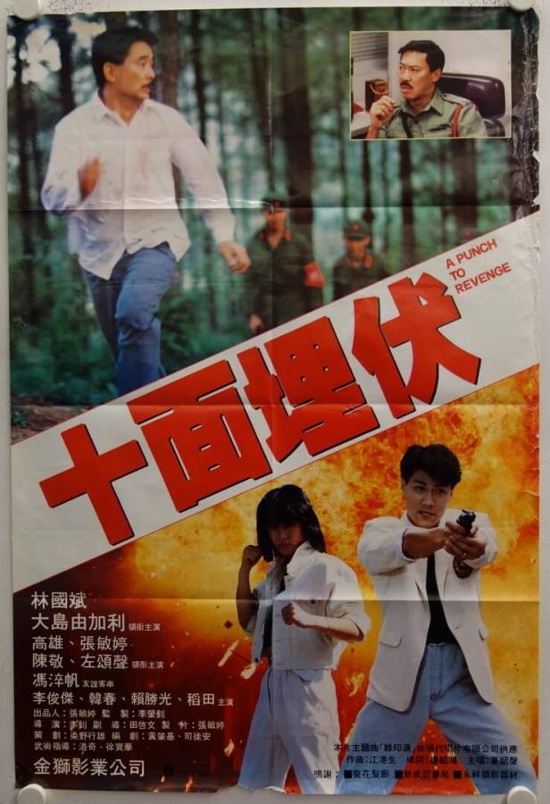 A Punch to Revenge original release Hong Kong movie poster