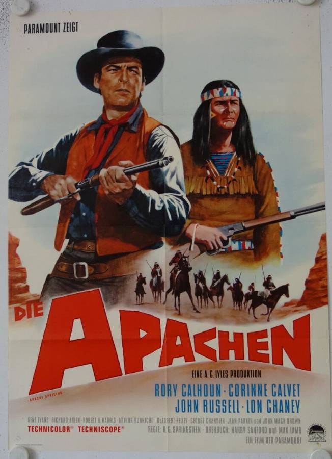 Apache Uprising original release german movie poster