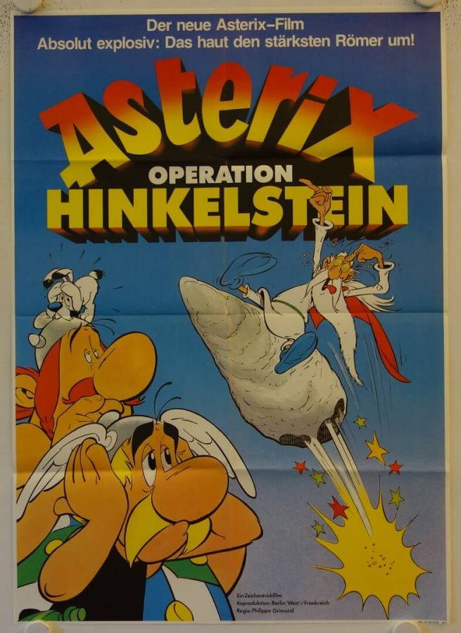 Asterix - Operation Hinkelstein originales deutsches Filmplakat