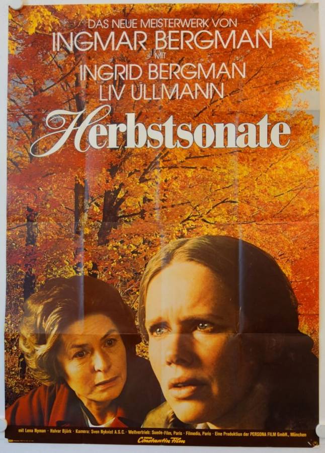 Autumn Sonata original release german double-panel movie poster